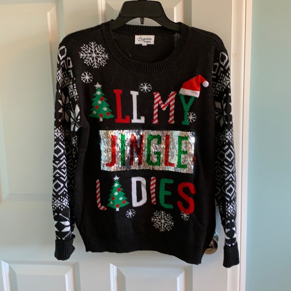 All the Single/Jingle Ladies Christmas Sweater